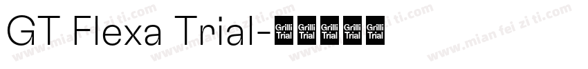 GT Flexa Trial字体转换
